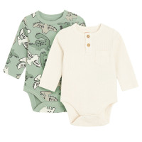 Боди с дълъг ръкав 2бр., цвят: Микс