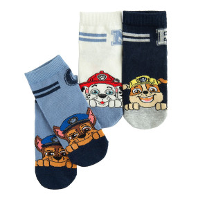 Чорапи 3бр. PAW PATROL, цвят: Микс