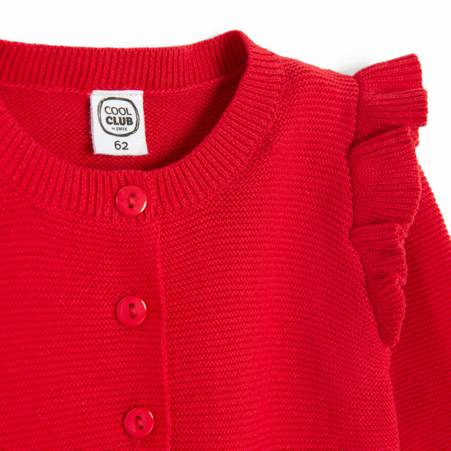 Жилетка, цвят: Червен