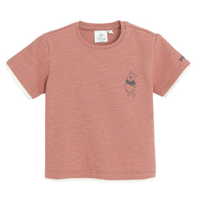 Тениска с къс ръкав WINNIE THE POOH, цвят: Кафяв