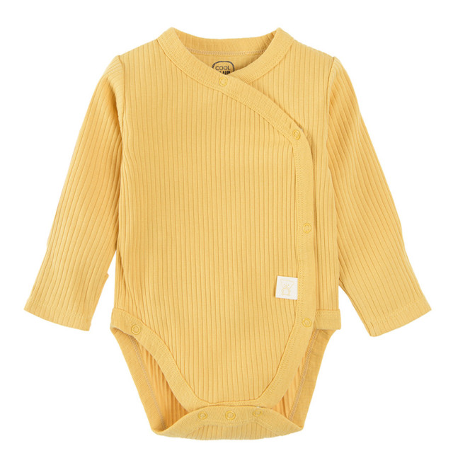 Боди с дълъг ръкав, цвят: Жълт