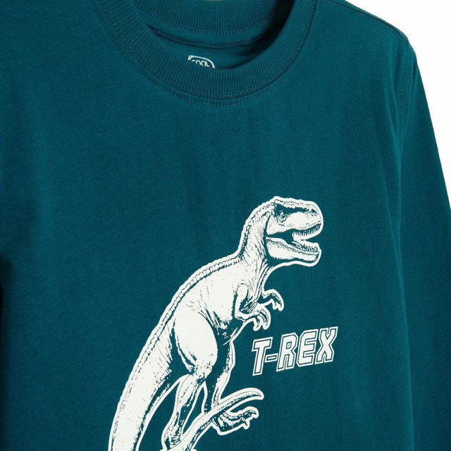 Тениска с дълъг ръкав, цвят: Син