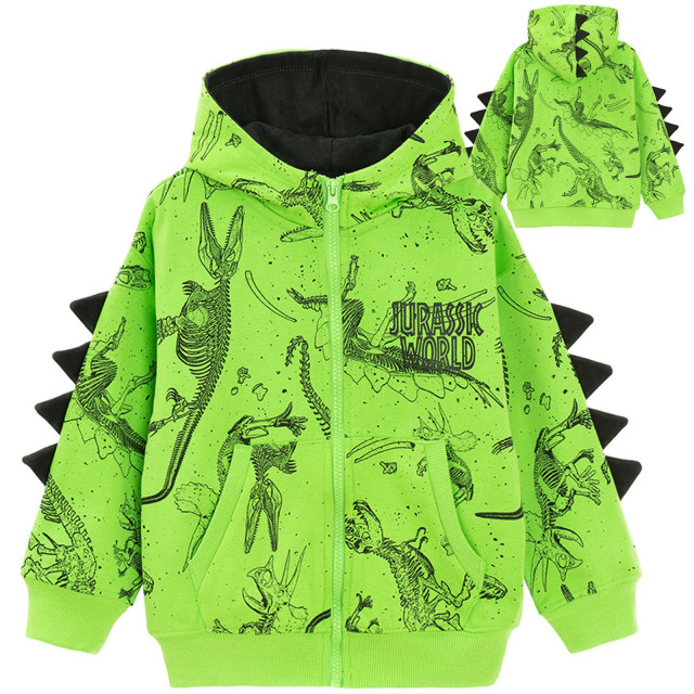 Суитчър JURASSIC WORLD, цвят: Зелен