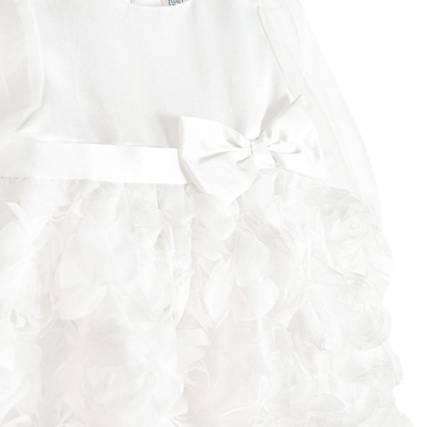 Рокля с дълъг ръкав, цвят: Бял