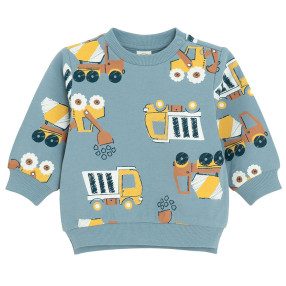 Блуза с дълъг ръкав, цвят: Син