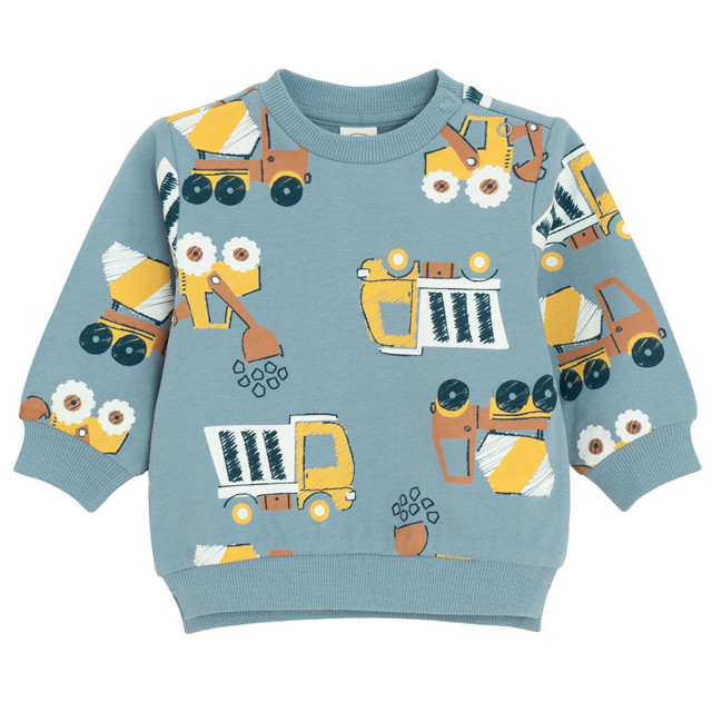 Блуза с дълъг ръкав, цвят: Син