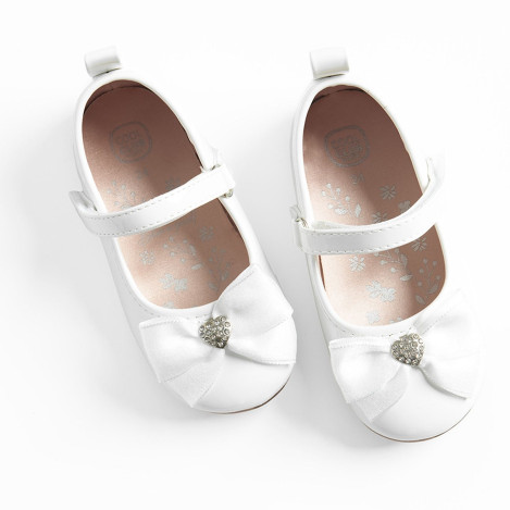 Балеринки, цвят: Бял
