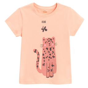 Тениска с къс ръкав, цвят: Розов