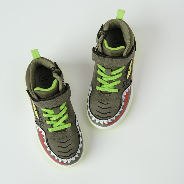 Високи обувки, цвят: Каки