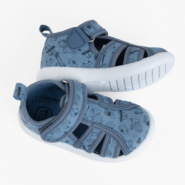 Пантофи, цвят: Син