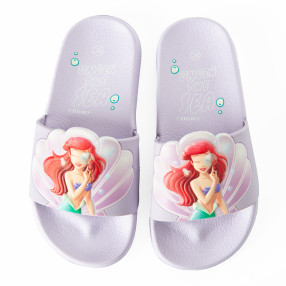 Плажни чехли DISNEY PRINCESS, цвят: Светло виолетов