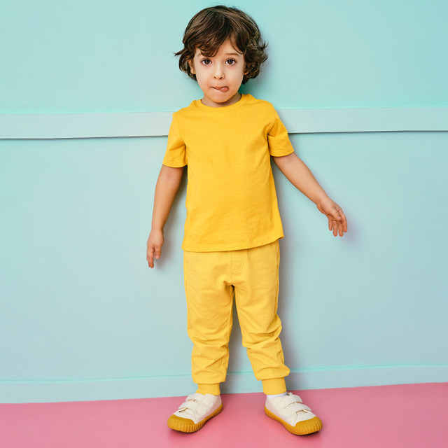 Спортен панталон, цвят: Жълт