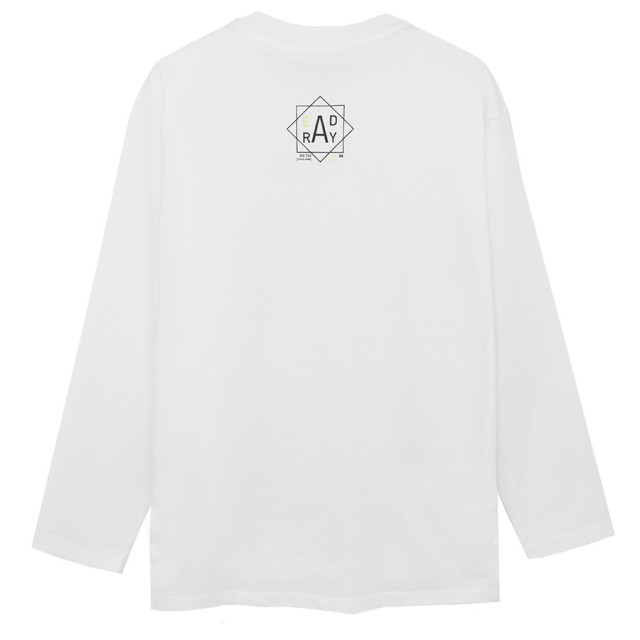 Тениска с дълъг ръкав, цвят: Бял