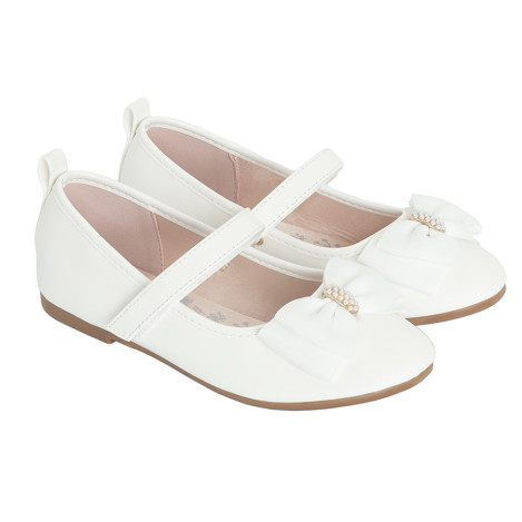 Балеринки, цвят: Бял