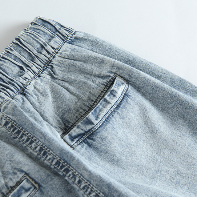 Панталони, цвят: Светъл деним