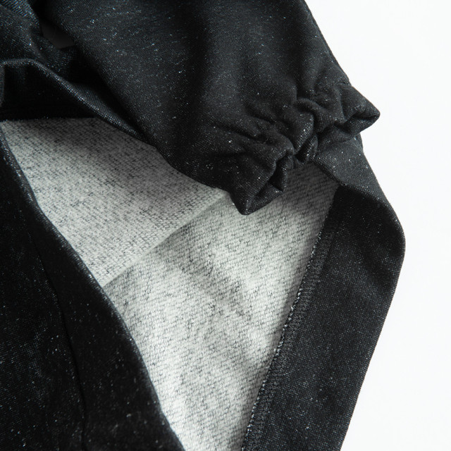 Блуза с дълъг ръкав, цвят: Черен