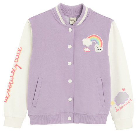 Яке, цвят: Виолетов