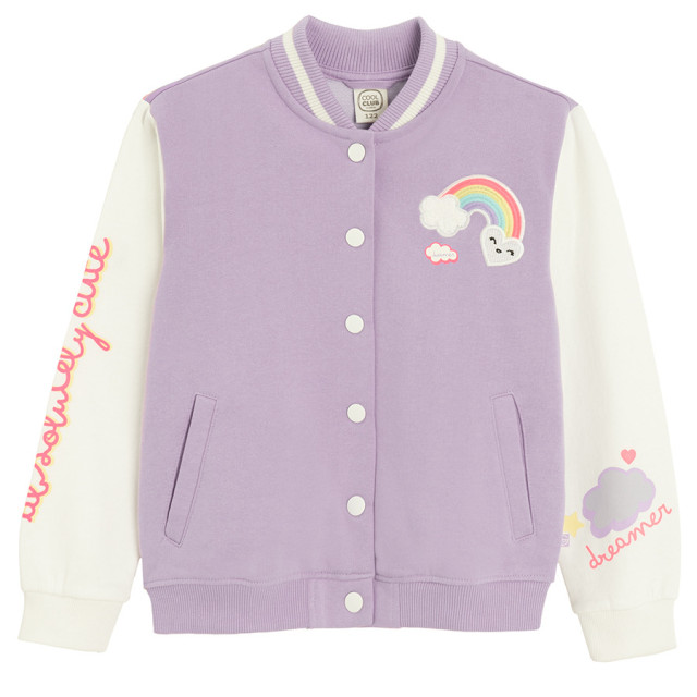 Яке, цвят: Виолетов