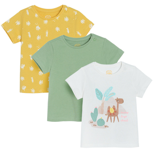 Тениска с къс ръкав 3бр., цвят: Микс