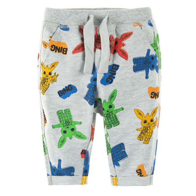 Спортен панталон BING BUNNY, цвят: Сив меланж