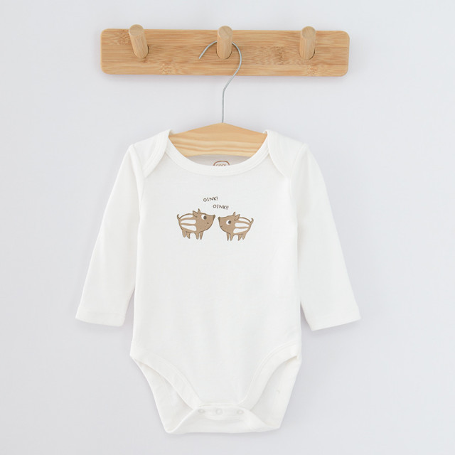 Боди с дълъг ръкав 3бр., цвят: Микс