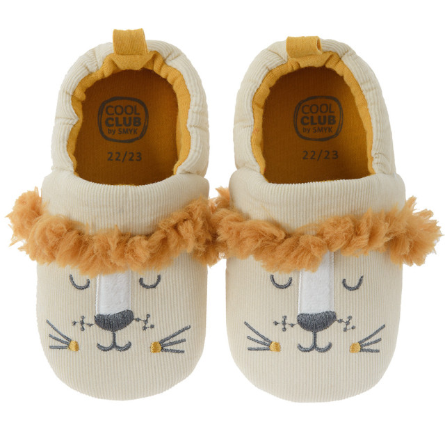 Пантофи, цвят: Екрю меланж