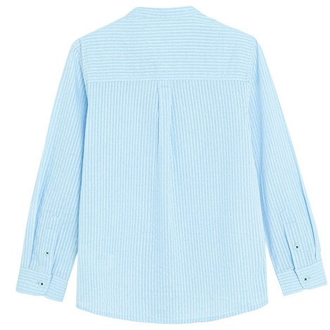 Риза с дълъг ръкав, цвят: Син