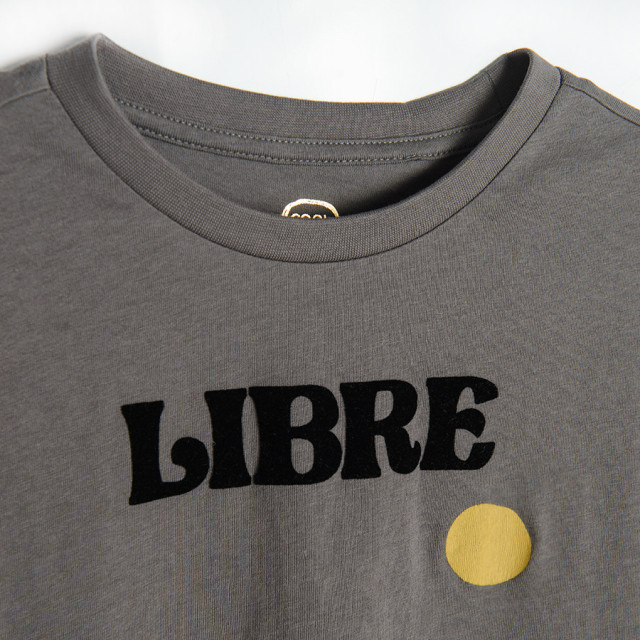 Тениска с къс ръкав, цвят: Графит