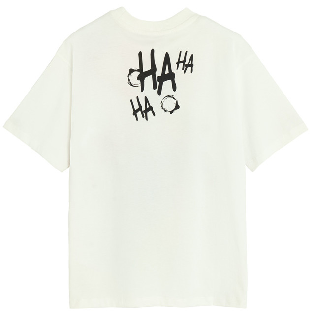 Тениска с къс ръкав DC COMICS, цвят: Мръсно бял