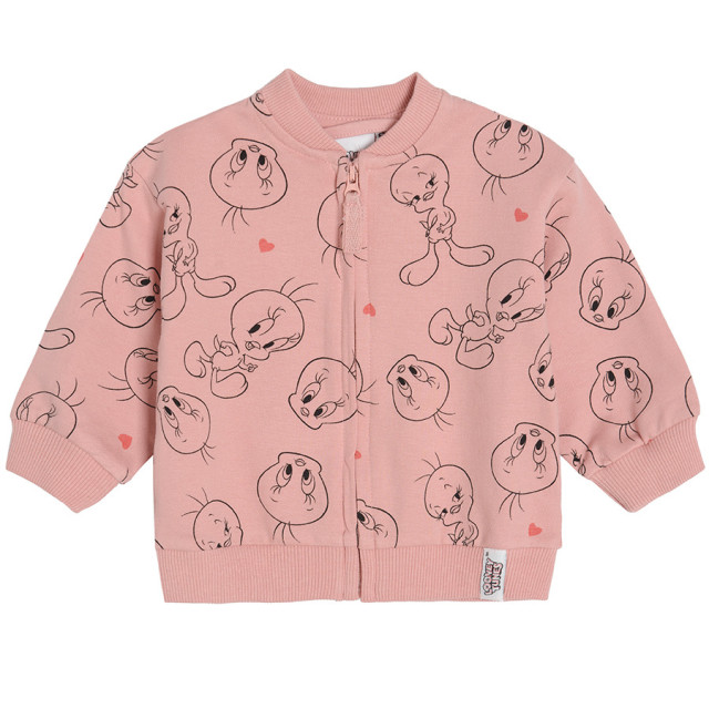 Блуза с дълъг ръкав LOONEY TUNES, цвят: Светло розов