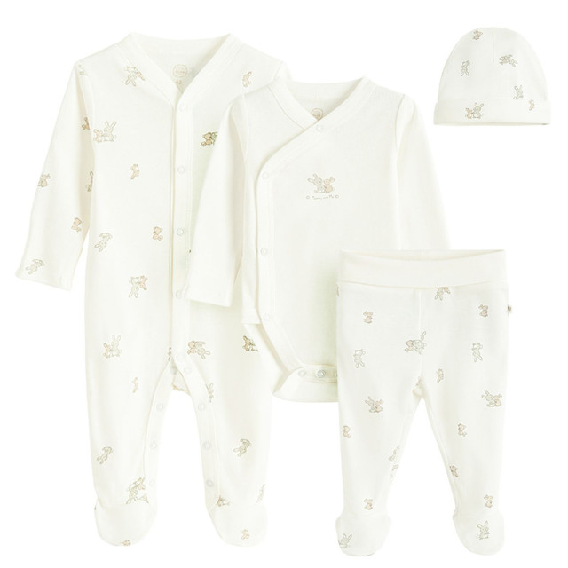 Комплект, цвят: Бял