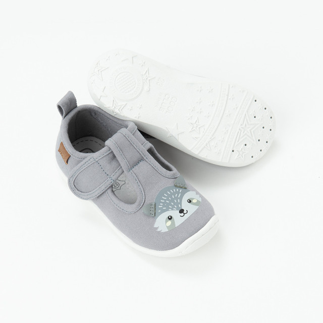 Пантофи, цвят: Сив