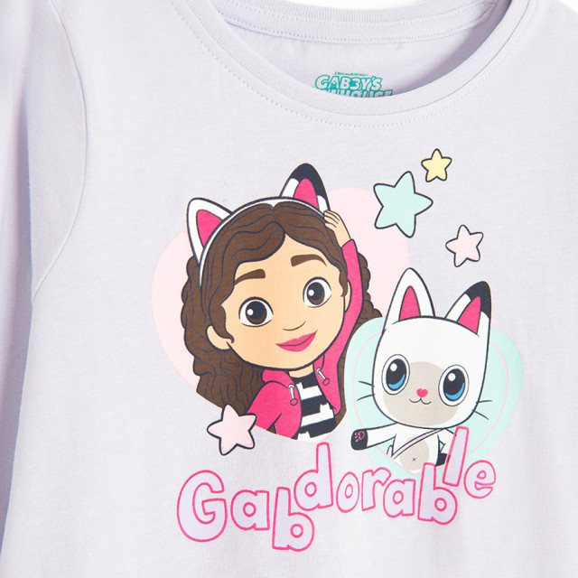 Пижама GABBY’S DOLLHOUSE, цвят: Лилав