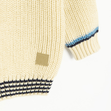 Пуловер, цвят: Бежов меланж