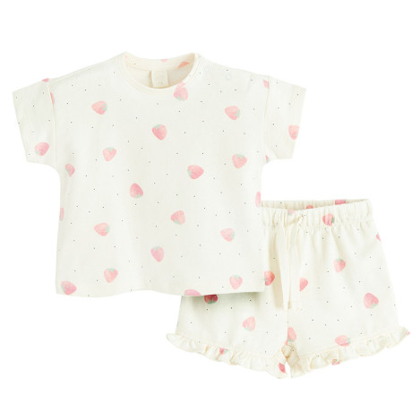 Комплект, цвят: Бял