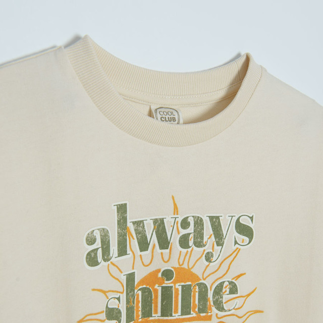 Блуза с дълъг ръкав, цвят: Бежов