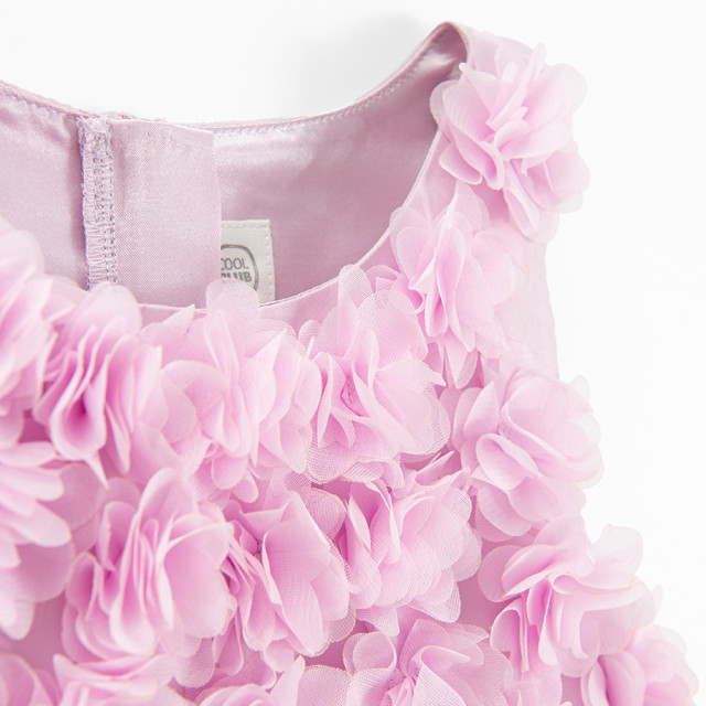 Рокля без ръкав, цвят: Розов