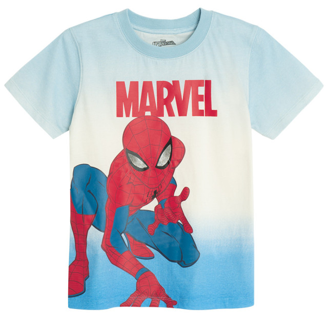 Тениска с къс ръкав SPIDER-MAN, цвят: Син