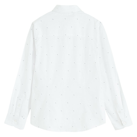 Риза с дълъг ръкав, цвят: Бял