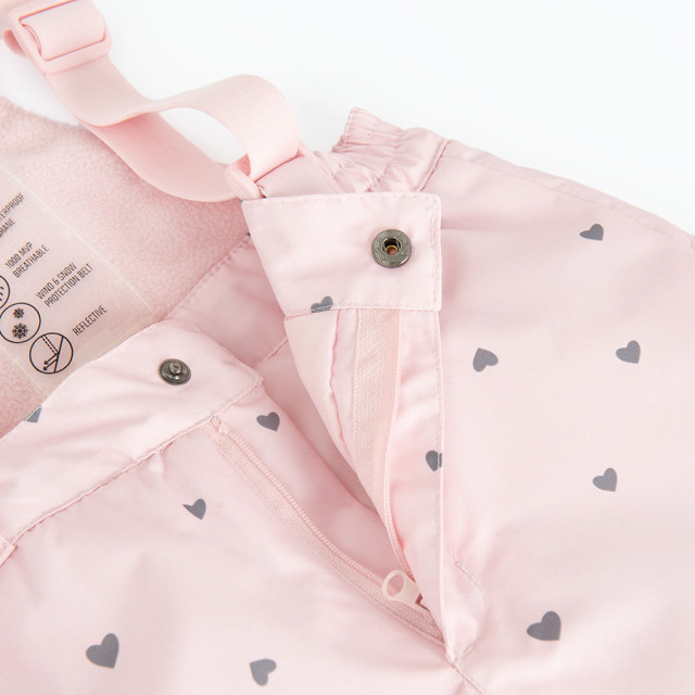 Зимно облекло 2 части, цвят: Пепел от рози