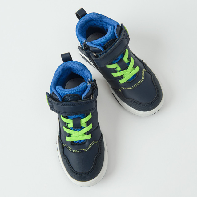 Високи обувки, цвят: Морско син