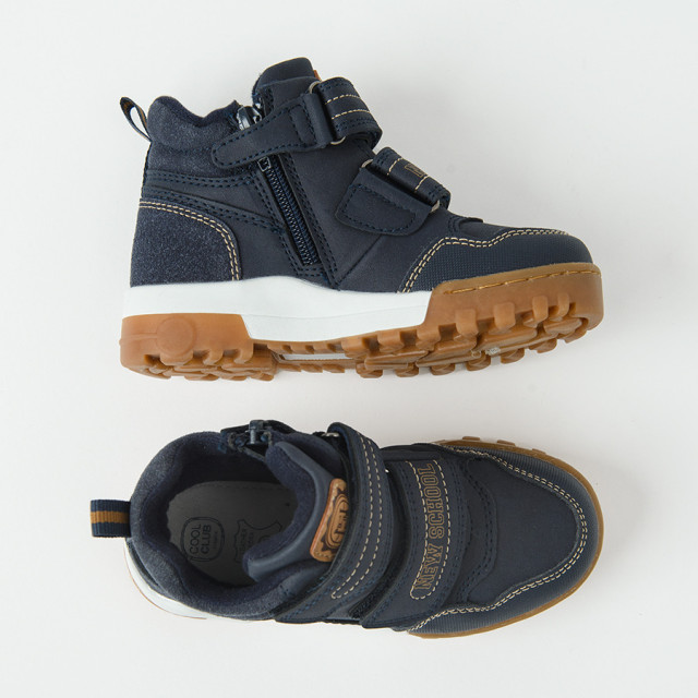 Високи обувки, цвят: Морско син