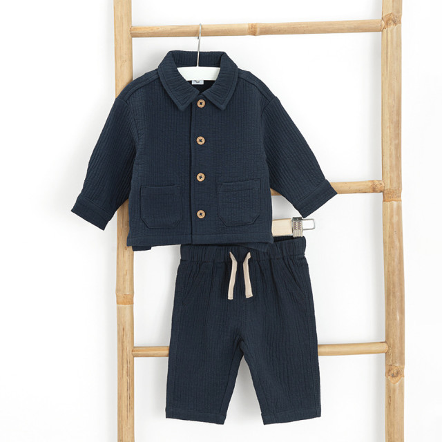 Панталони, цвят: Син