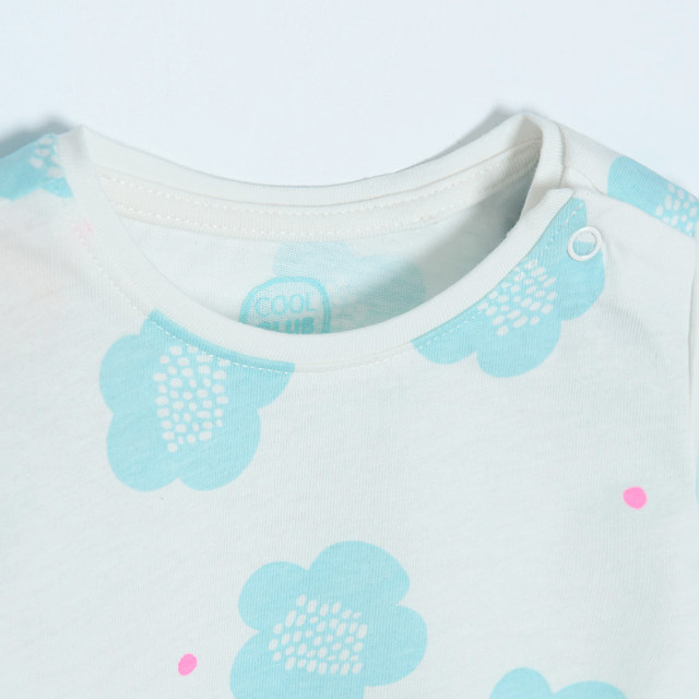 Блуза с дълъг ръкав, цвят: Бял