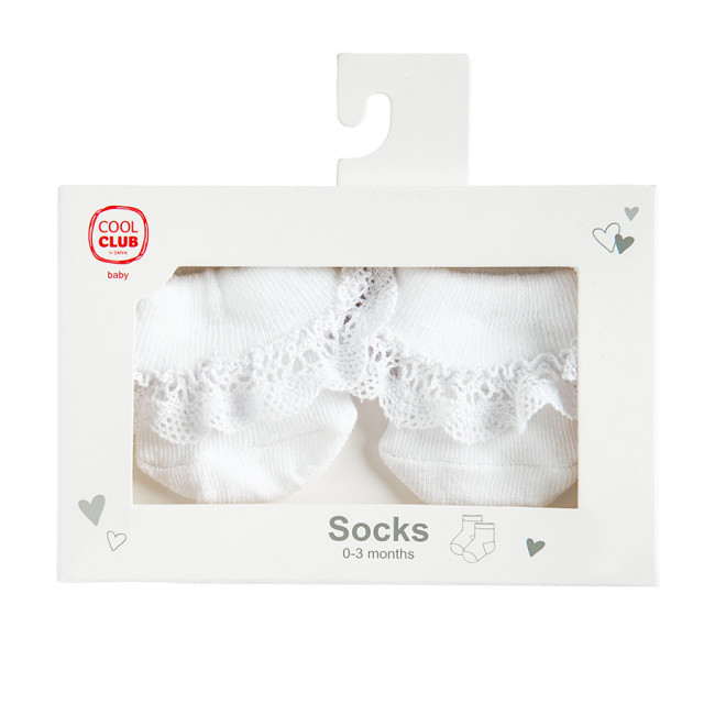 Чорапи, цвят: Бял