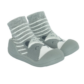 Пантофи, цвят: Сив