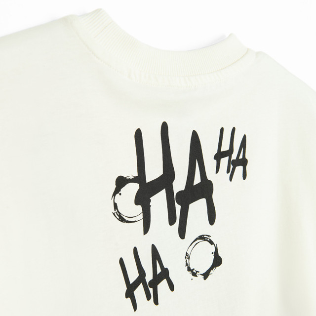 Тениска с къс ръкав DC COMICS, цвят: Мръсно бял