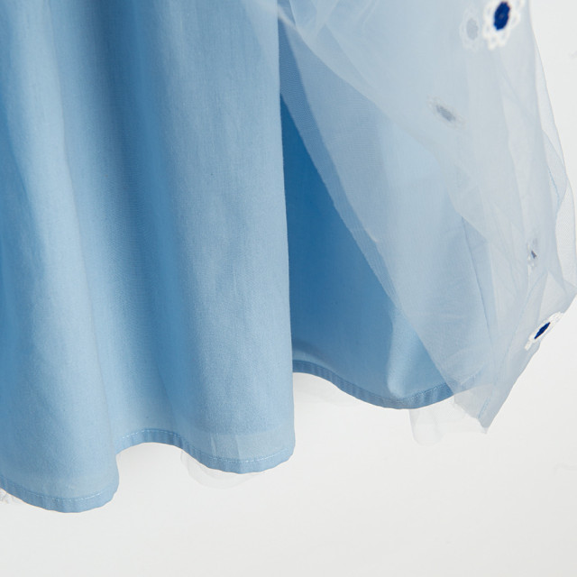 Рокля без ръкав, цвят: Син