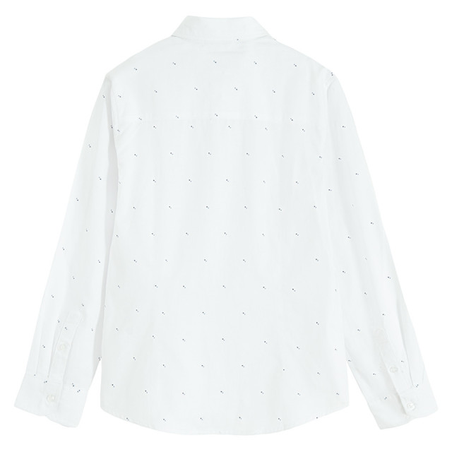 Риза с дълъг ръкав, цвят: Бял