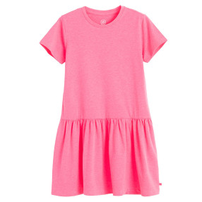 Рокля с къс ръкав, цвят: Розов